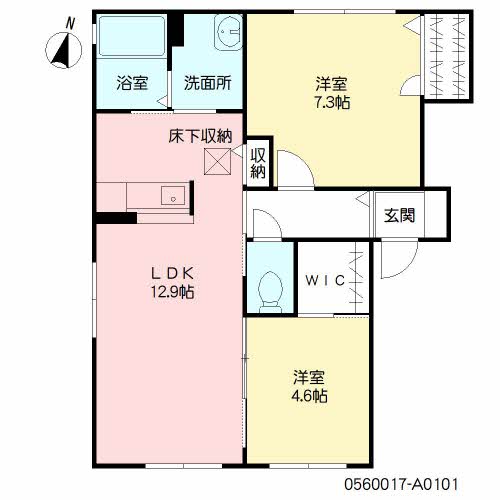 ビラ産島　壱番館　＊＊ A0101号-16
