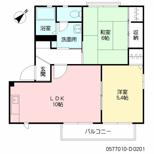 グラシアフィス　春日原　Ｄ棟 D0201号-2