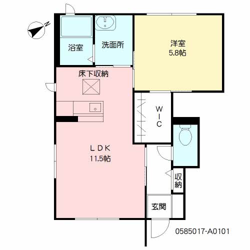パークフロント樹　Ａ棟　＊＊A0101-2