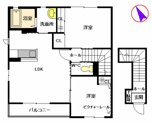 ティファーノ西大道　Ｂ棟　＊ B0201号-8