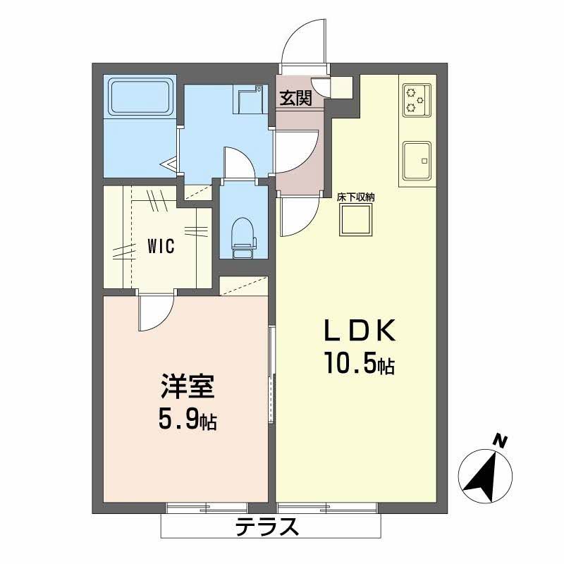 ドアーズ南福岡　Ｂ棟B0102-2