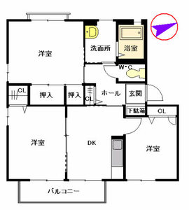エスポワール貴船　Ａ棟　＊ A0202号室