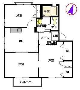 メゾン・メルヴェーユ　Ｃ棟　＊ C0202号室