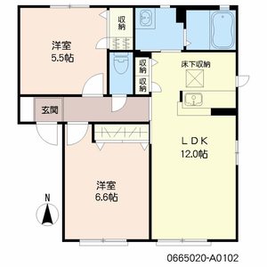 山茶花Ｓｕｅ　Ａ棟　＊＊ A0102号室