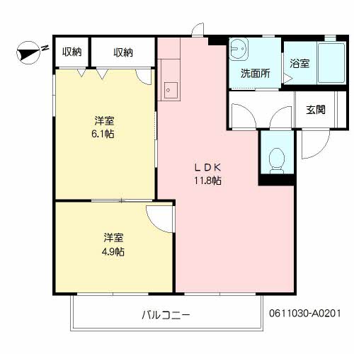 ラ・マルシュⅢ　Ａ棟　＊A0201-2