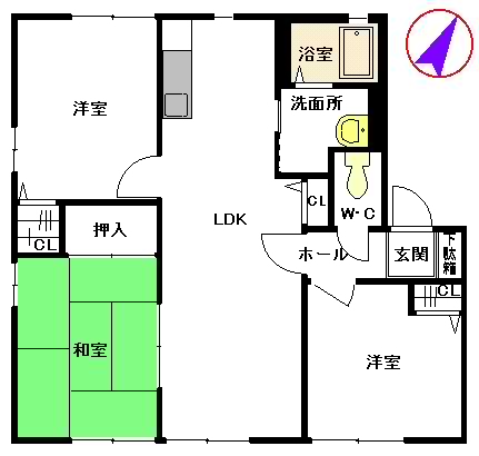 プラムコート　Ｂ棟　＊B0102-2