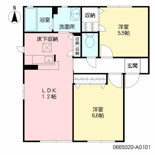 山茶花Ｓｕｅ　Ａ棟　＊＊A0101-2