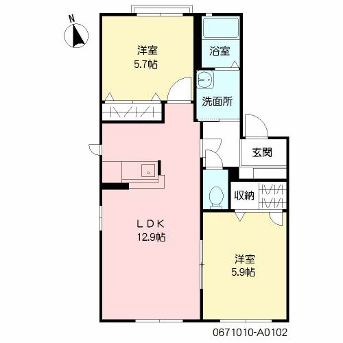 ペイド・エスポワール　Ａ棟　＊＊ A0102号-15