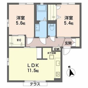 ソレイユ三苫　Ａ棟　＊＊ A0101号室