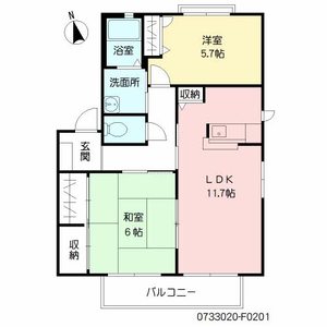 フローラルコート　Ｆ棟 F0201号室