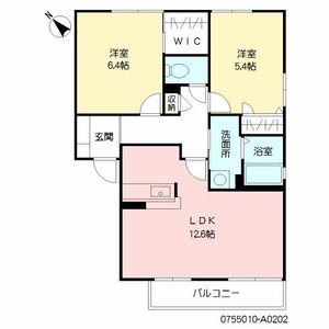 サンクレール　Ａ棟 A0202号室