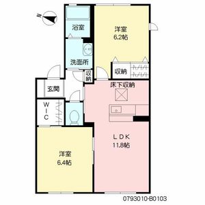 バルドチェン篠栗　Ｂ棟　＊＊ B0103号室