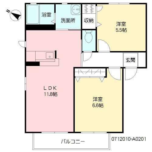 グランシャリオ　Ａ棟　＊＊A0201-2