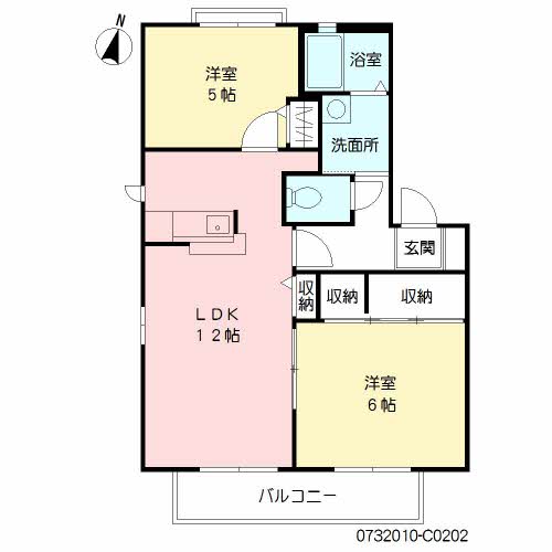 カームネス　コート　Ｃ棟　＊ C0202号-16