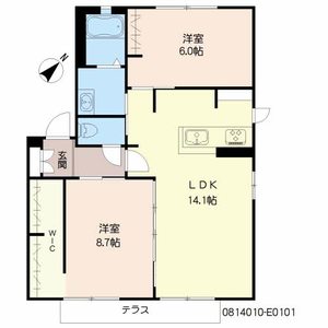 エミール篠栗　Ｅ棟　＊ E0101号-16