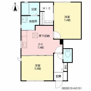 メルベーユ筒井　Ａ棟　＊ A0101号-16