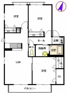 シャルマンハイム　Ｂ棟　＊＊ B0202号-2