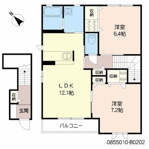 パンセレイノン　Ｂ棟　＊ B0202号室