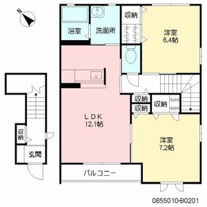 パンセレイノン　Ｂ棟 B0201号室