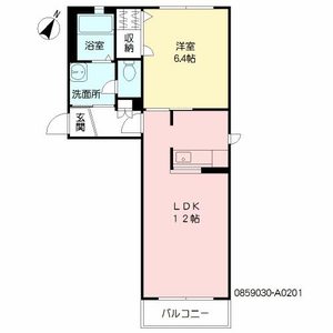 郁李苑シマⅡ A0201号室