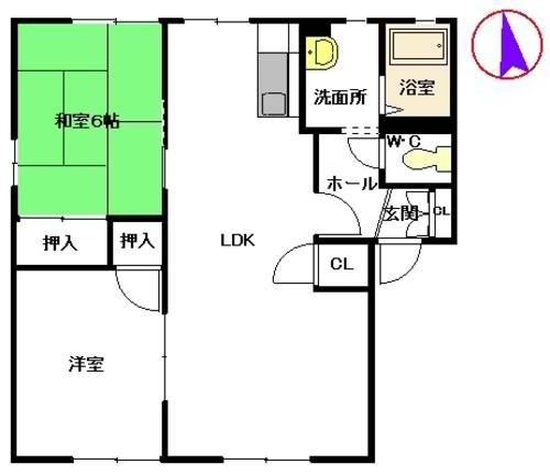 エミール篠栗　Ｄ棟　＊D0101-2