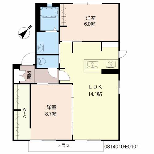 エミール篠栗　Ｅ棟　＊E0101-2
