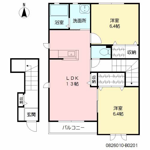 メルベーユ筒井　Ｂ棟　＊B0201-2