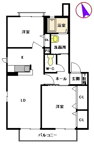 アンリシール　Ｂ棟　＊＊B0202-2