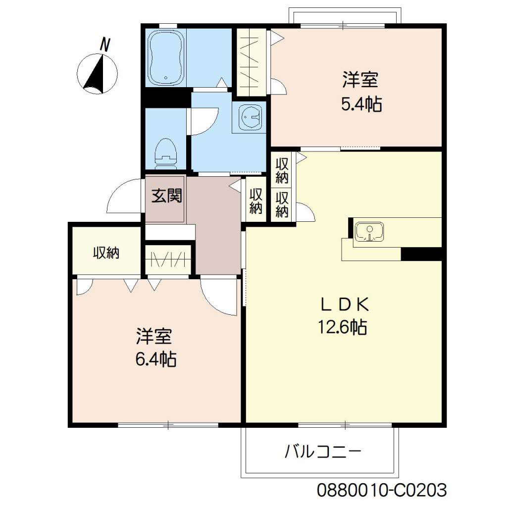 カーサ　フェリーチェ　Ｃ棟　＊C0203-2