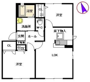 シャーメゾン　エンリッチ　Ａ棟　＊＊ A0101号-2