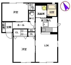 シャーメゾン　エンリッチ　Ｃ棟　＊＊ C0102号-2