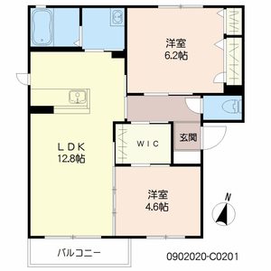 ＬＩＢＲＡ　Ｃ・Ｄ棟　Ｃ棟　＊＊ C0201号室