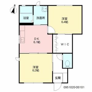 グリーンハウス城角　Ｄ棟　＊ D0101号室