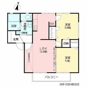 グリーンハウス城角　Ｂ棟　＊ B0202号室