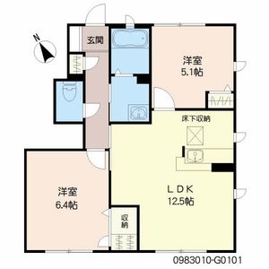 アンスリーゼ大城　Ｇ棟　＊＊ G0101号室