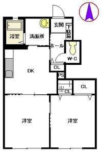 ルミエール・パル新宮　Ｂ棟　＊＊ B0103号室