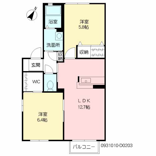シャーメゾン空港南　Ｄ棟　＊＊ D0203号-15