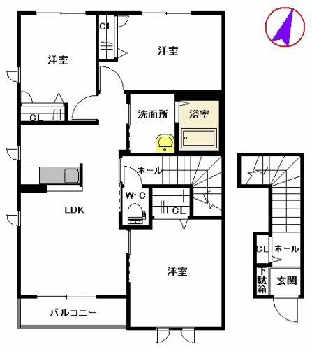 メルベーユコート A棟 ** A0201号-16