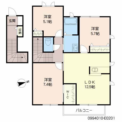 メルベーユ筒井 E棟 * E0201号-16