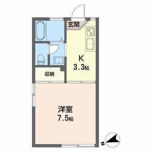 ニューリーブスＢ 201号室