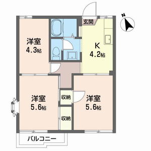 シュガーグランデュールＡ 201号室