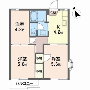シュガーグランデュールＡ 203号室