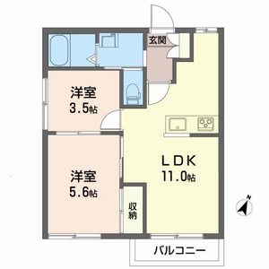 キャッスルバレーＡ 202号室