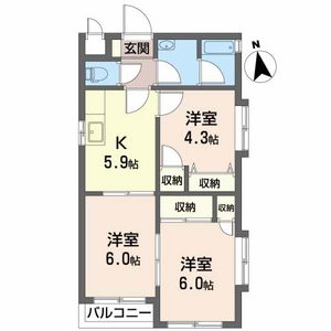 フォルテス南小泉 301号室