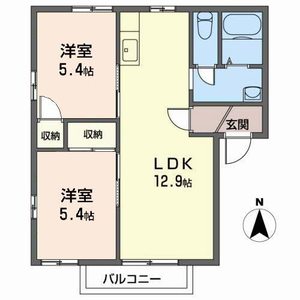 クレストコート西中田 201号室