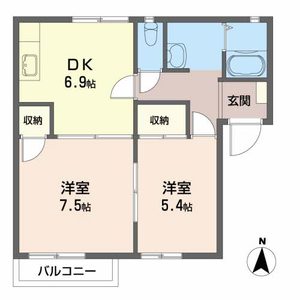 クレセントムーンＡ 203号室
