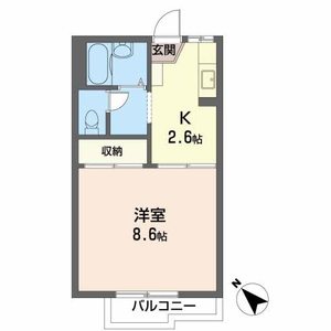 エスポワール八幡Ⅰ・Ⅱ 202号室