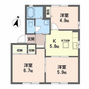 グリーンパークⅡ 101号室