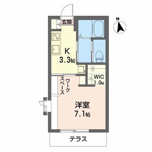 ぱすてるはうすＲ 101号室