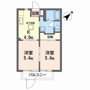 大日向ハイツＢ 102号室